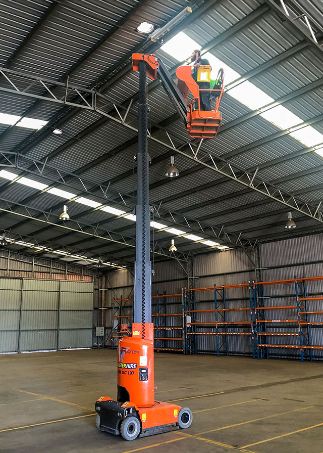 Commercial & industrial electrical work at heights